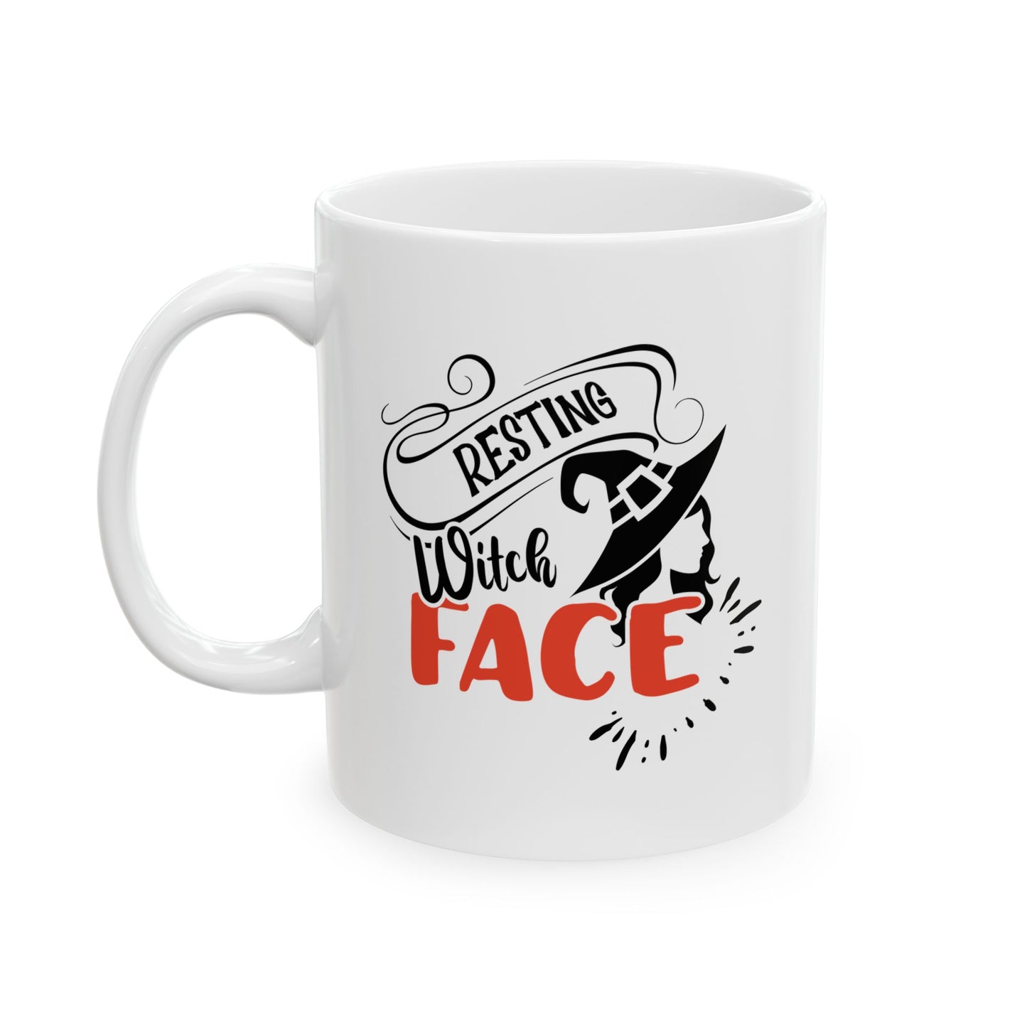 #143 Resting witch face – Spooky & Funny Halloween Mug | 11oz & 15oz Coffee Cup