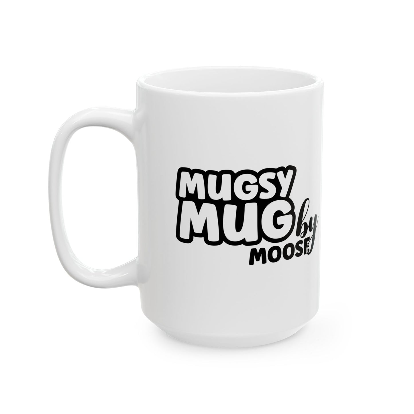 #1 MugsyMug.com Ceramic Mug - Fun Coffee Cup for Everyday Use (11oz & 15oz)