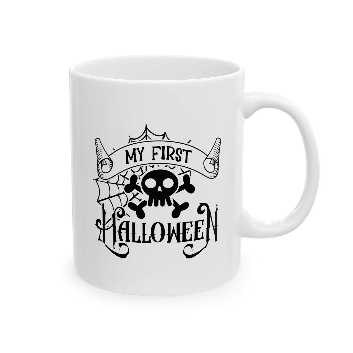 #140 My first Halloween – Spooky & Funny Halloween Mug | 11oz & 15oz Coffee Cup
