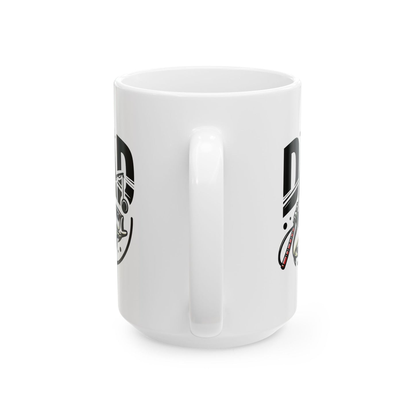 #4 Dad Fishing - Funny Mug for Everyday Use | 11oz & 15oz Coffee Cup