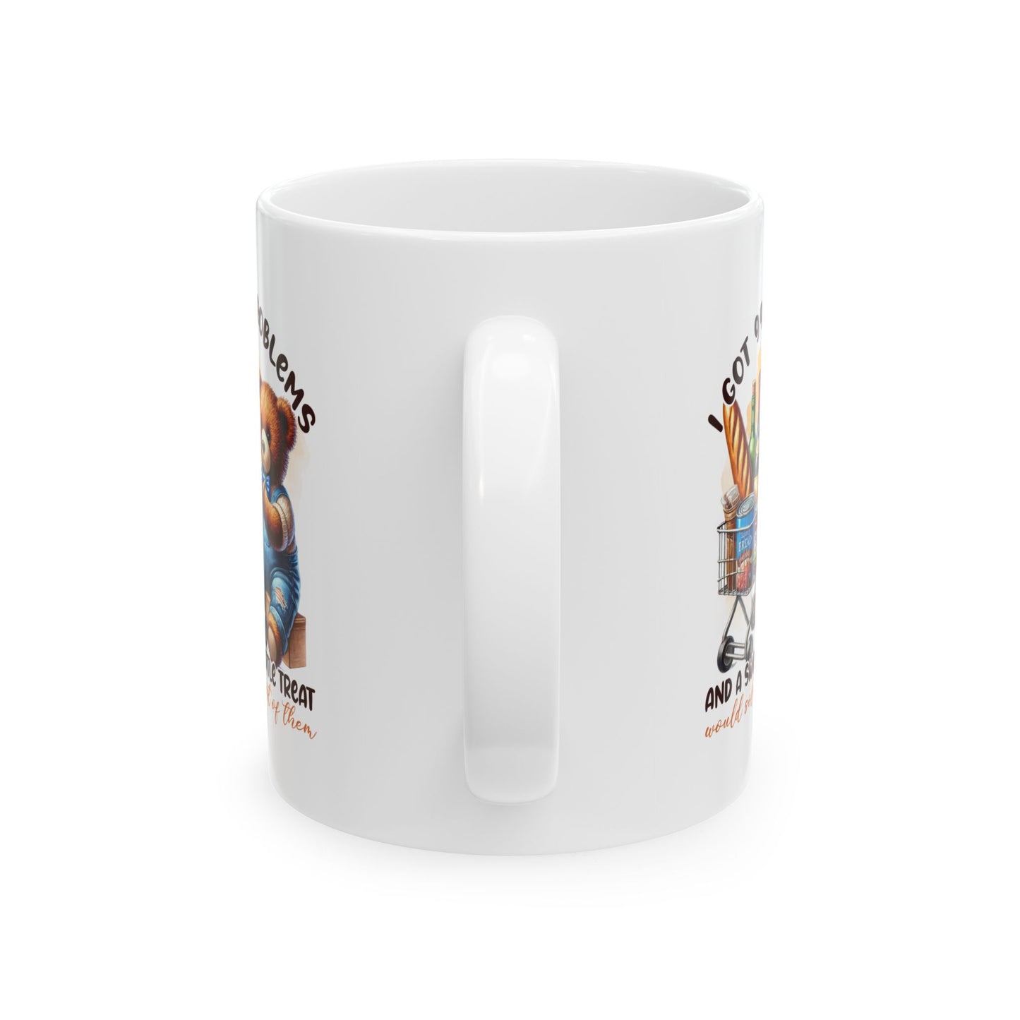 #95 I got 99 problems and a sweet little treat - Funny Sarcastic Mug for Everyday Use | 11oz & 15oz Coffee Cup