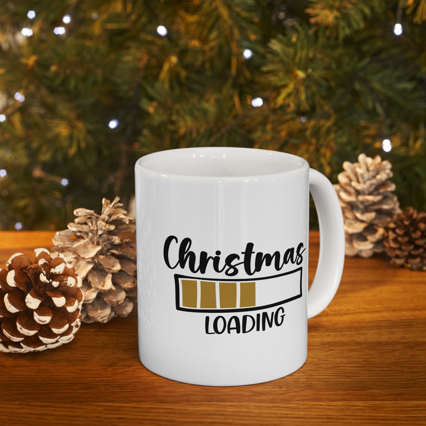 #160 Christmas Loading - Funny Holiday & Festive Christmas Mug, Perfect Gift | 11oz & 15oz Coffee Cup