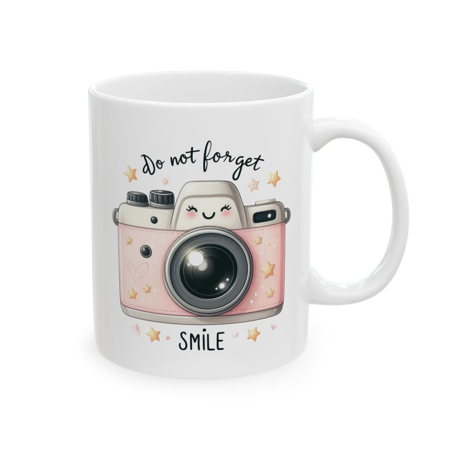 #229 Do Not Forget Smile - Kawaii Motivation & Positivity Mug, Cute & Uplifting Gift | 11oz & 15oz Coffee Cup