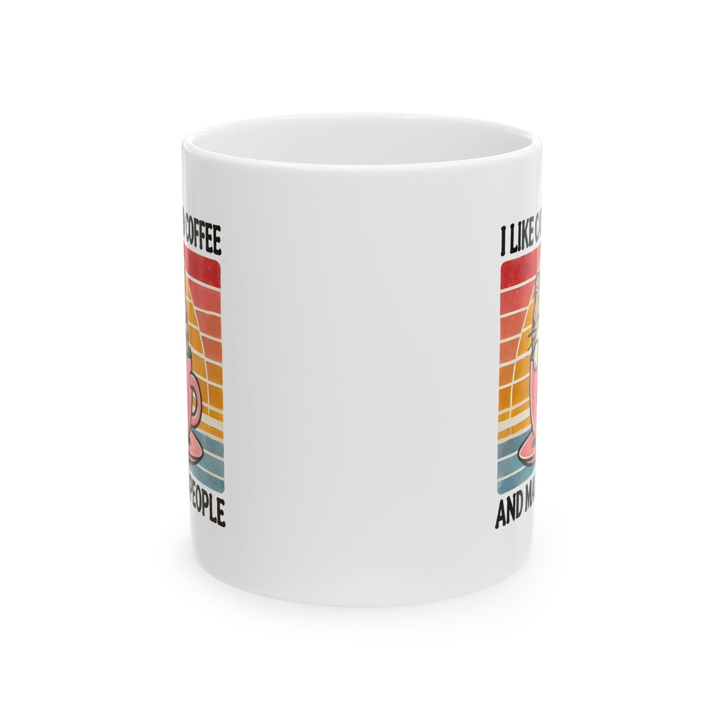 #24 I like cats and coffee - Funny Cat Lover Mug for Everyday Use | 11oz & 15oz Coffee Cup