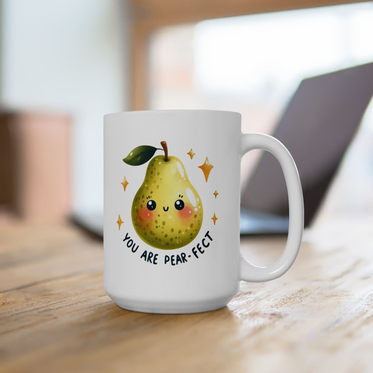 #237 You are pear-fect - Kawaii Motivation & Positivity Mug, Cute & Uplifting Gift | 11oz & 15oz Coffee Cup