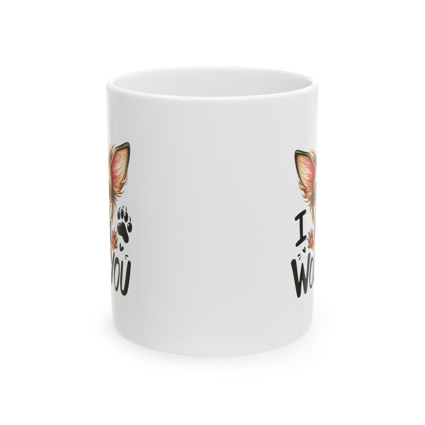 #36 I woof you - Funny Dog Lover Mug for Everyday Use | 11oz & 15oz Coffee Cup