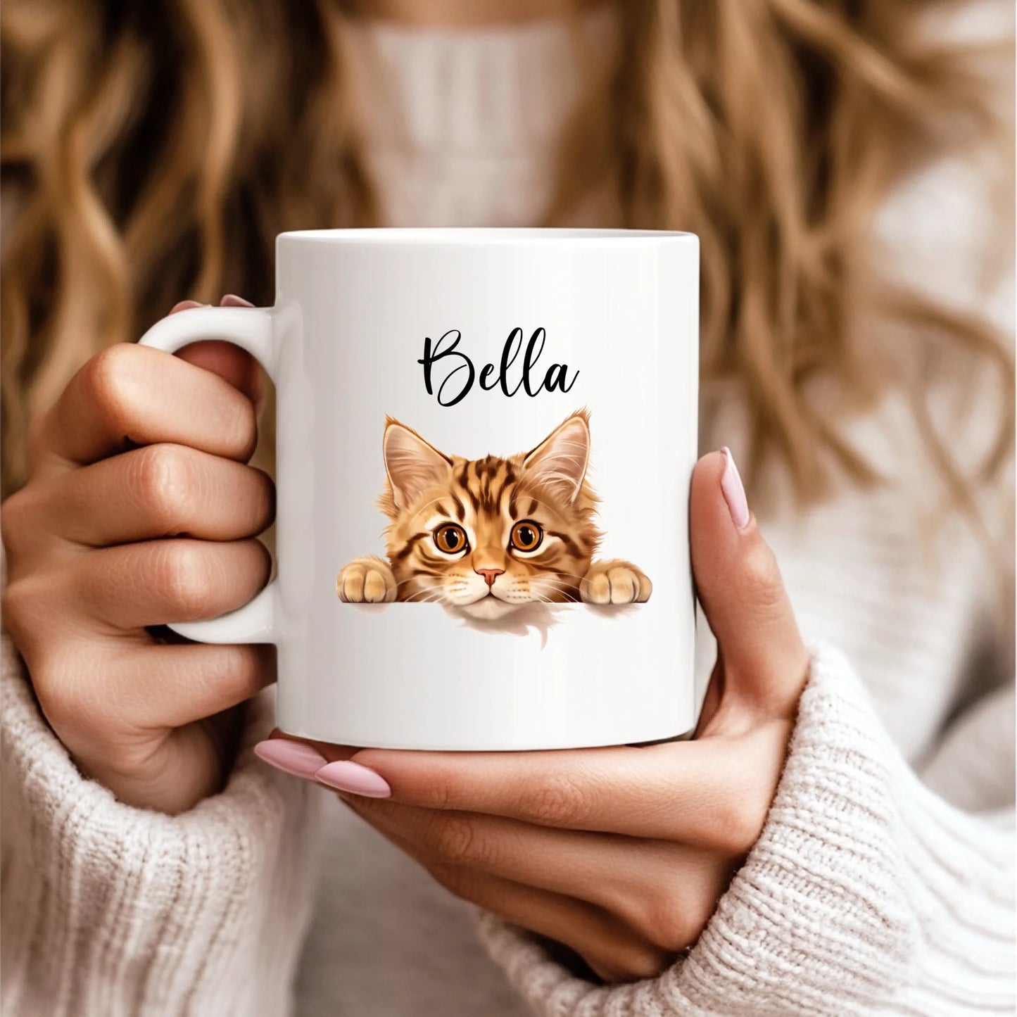11oz White Mug Model Mockup
