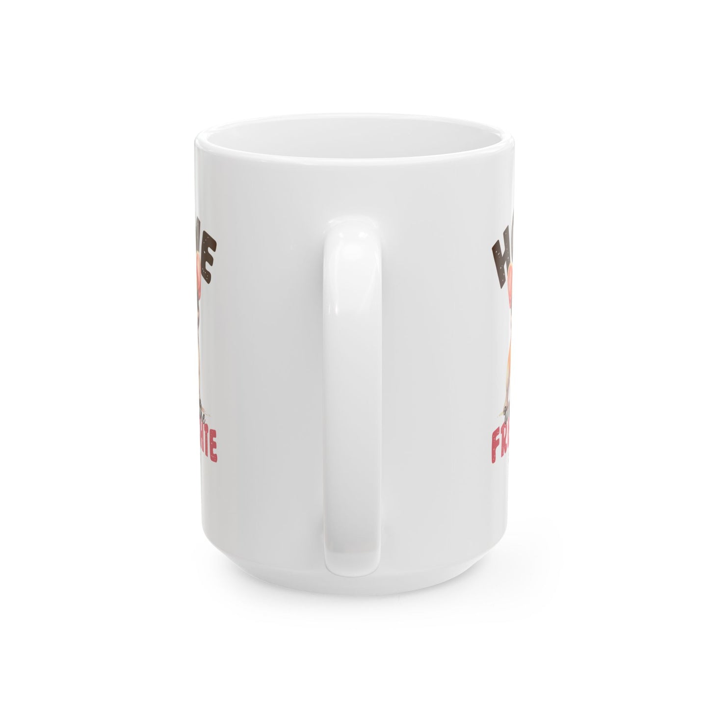 #44 Home is where the frenchie is - Funny Dog Lover Mug for Everyday Use | 11oz & 15oz Coffee Cup