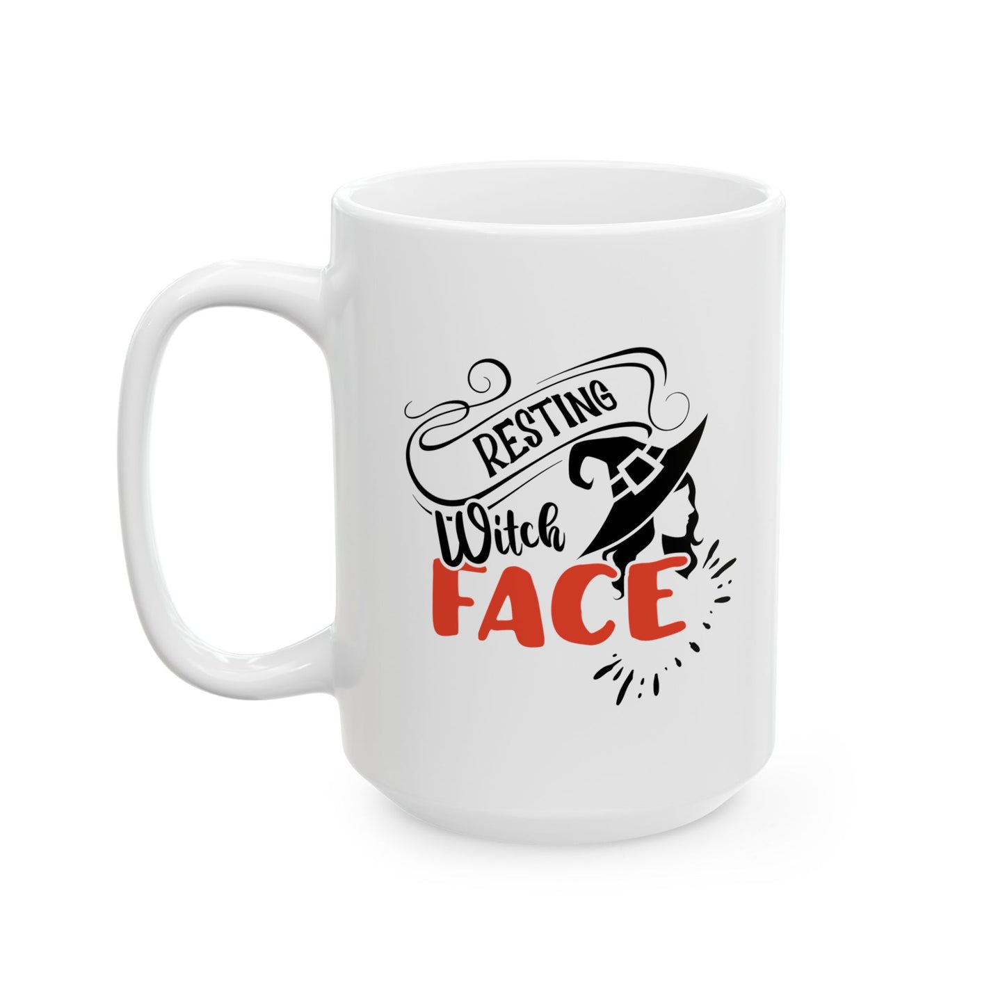 #143 Resting witch face – Spooky & Funny Halloween Mug | 11oz & 15oz Coffee Cup