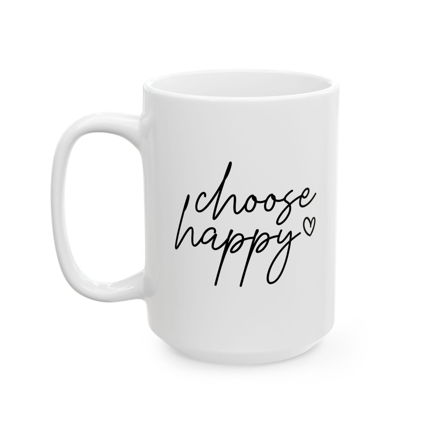 #253 Choose happy - Motivation & Positivity Mug, Cute & Uplifting Gift | 11oz & 15oz Coffee Cup