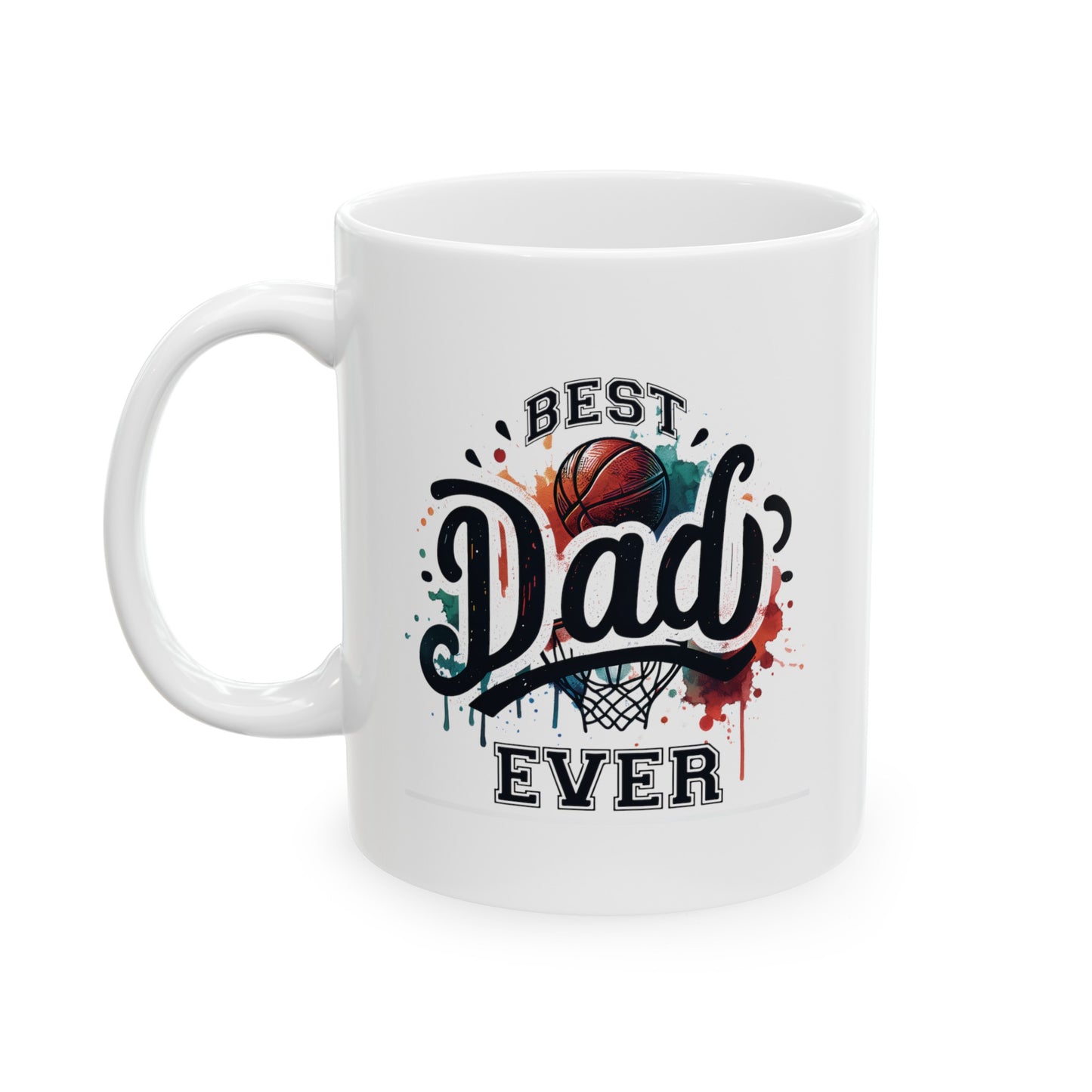Best dad ever basketball, 11oz