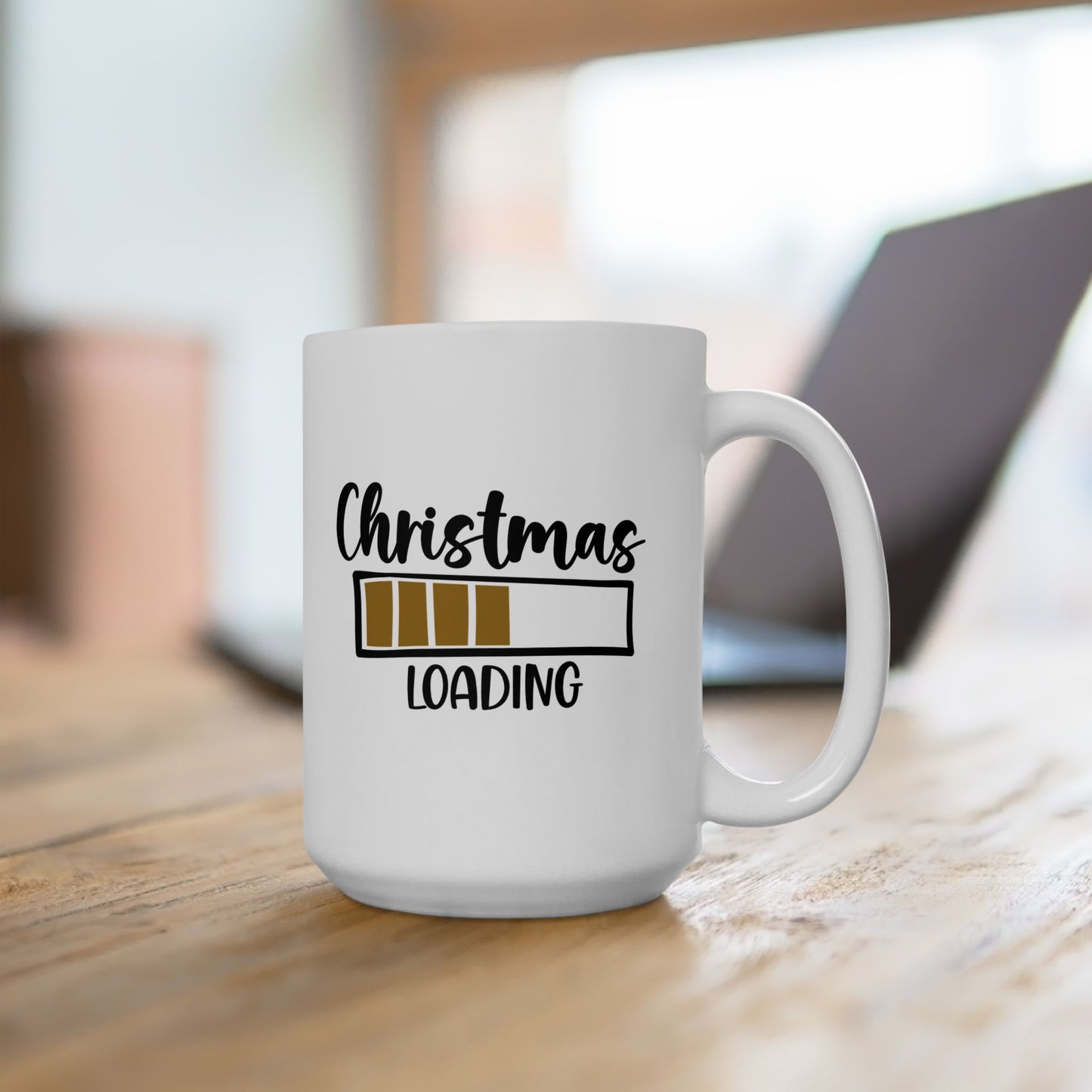 #160 Christmas Loading - Funny Holiday & Festive Christmas Mug, Perfect Gift | 11oz & 15oz Coffee Cup