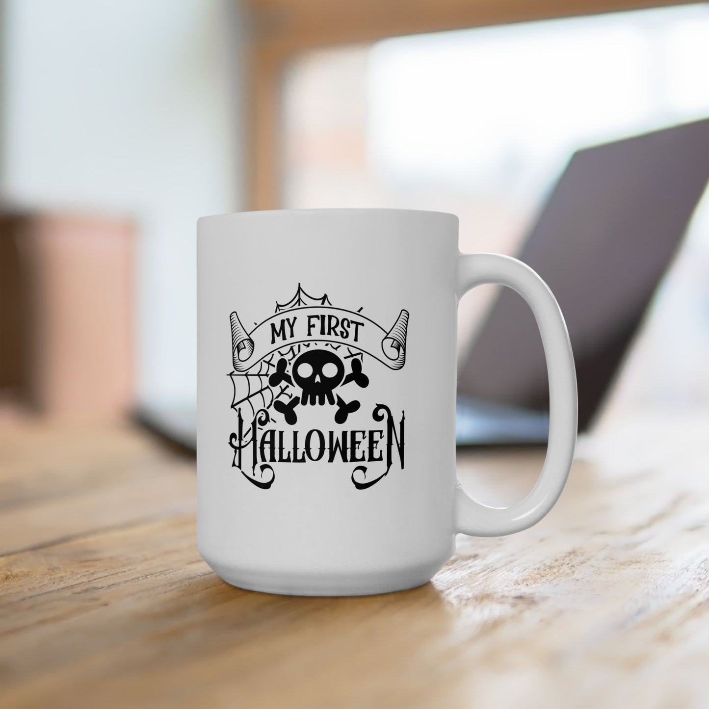 #140 My first Halloween – Spooky & Funny Halloween Mug | 11oz & 15oz Coffee Cup
