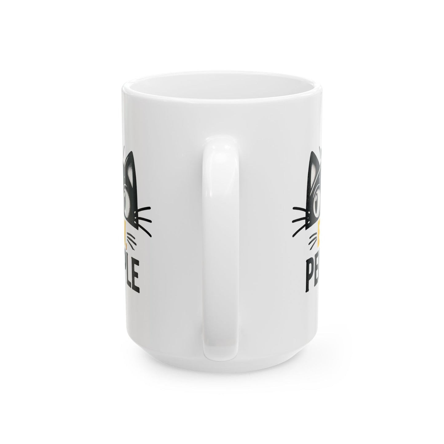 #20 Ew, people - Funny Cat Lover Mug for Everyday Use | 11oz & 15oz Coffee Cup