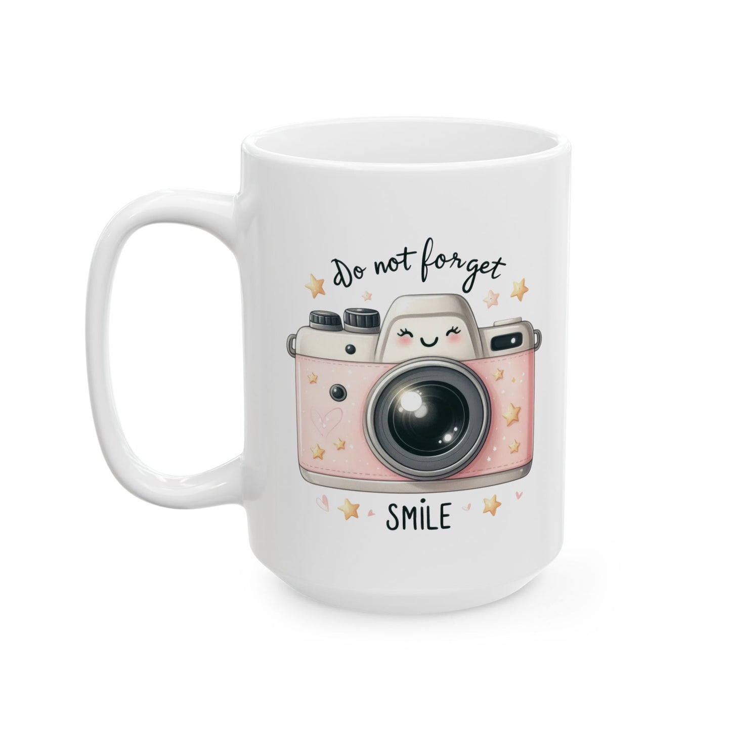 #229 Do Not Forget Smile - Kawaii Motivation & Positivity Mug, Cute & Uplifting Gift | 11oz & 15oz Coffee Cup