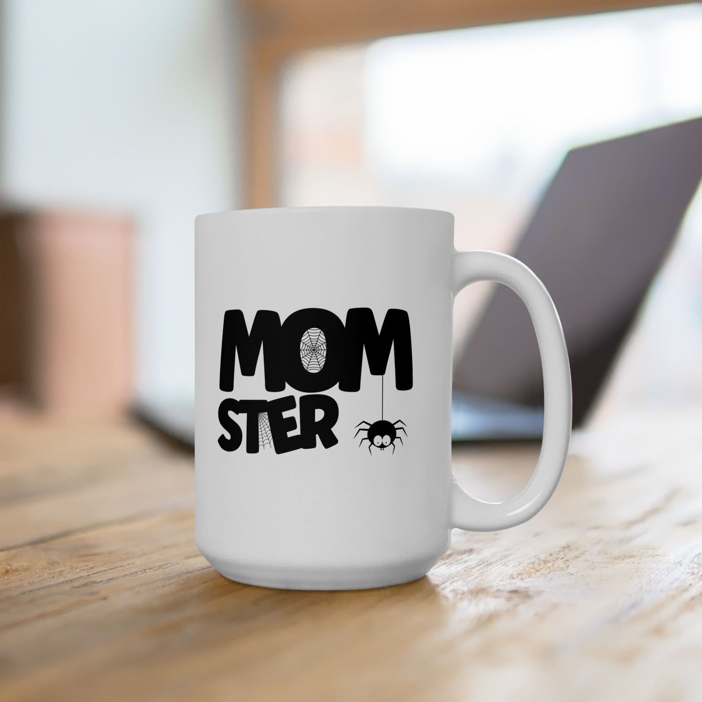 #139 Momster – Spooky & Funny Halloween Mug | 11oz & 15oz Coffee Cup
