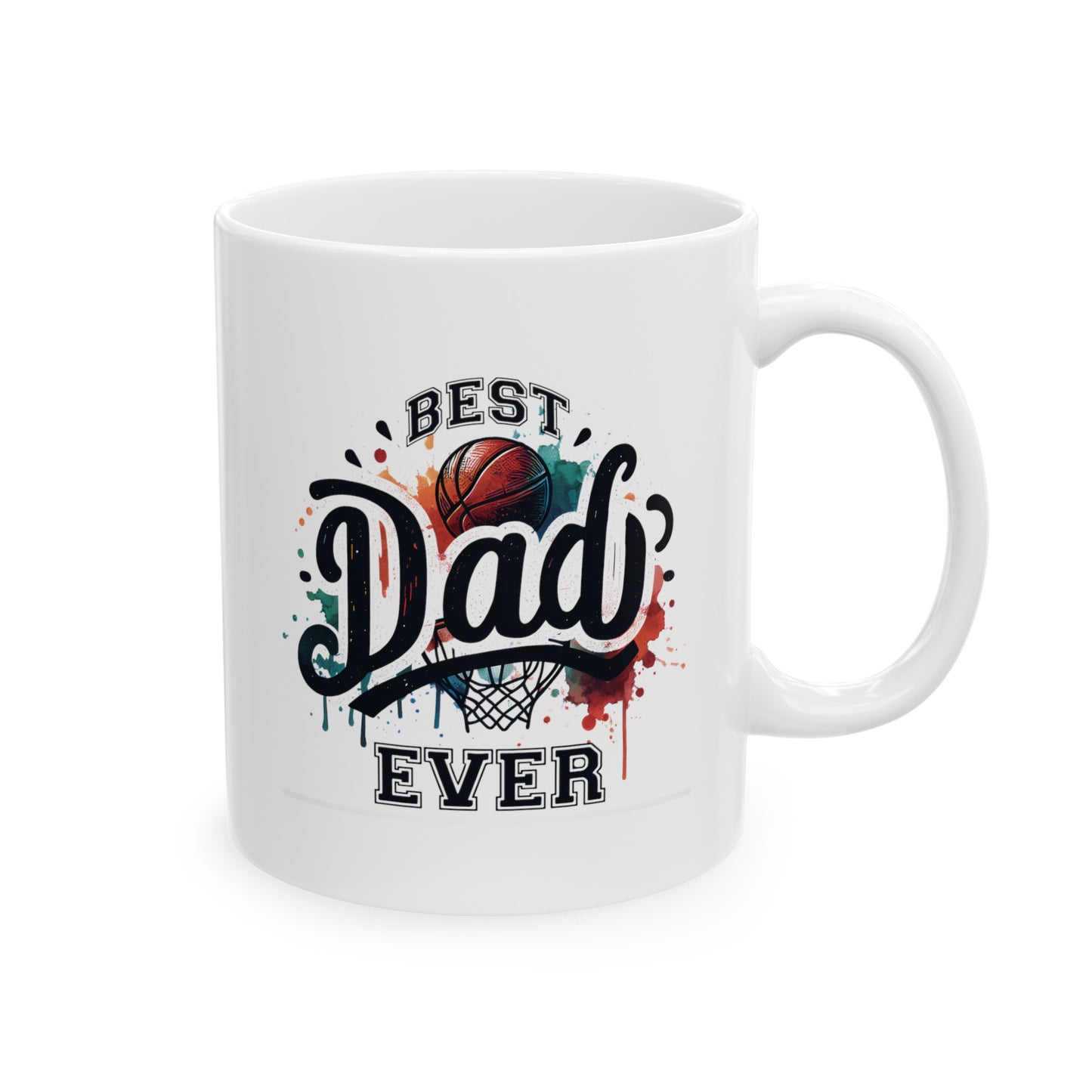 Best dad ever basketball, 11oz