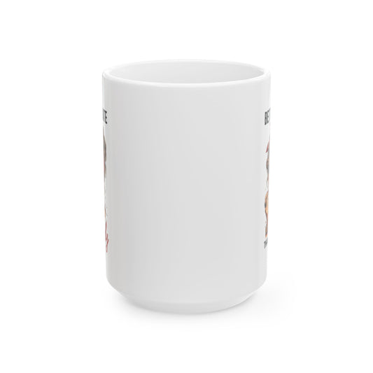 #52 Better late than ugly - Funny Retro Girl Mug for Everyday Use | 11oz & 15oz Coffee Cup