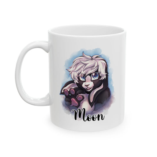 #1005 Fursona Custom Mug – Unique Personalized Mug with Your Character Design & Name | Furry Community Gift Idea | 11oz & 15oz