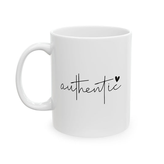 #249 Authentic - Motivation & Positivity Mug, Cute & Uplifting Gift | 11oz & 15oz Coffee Cup