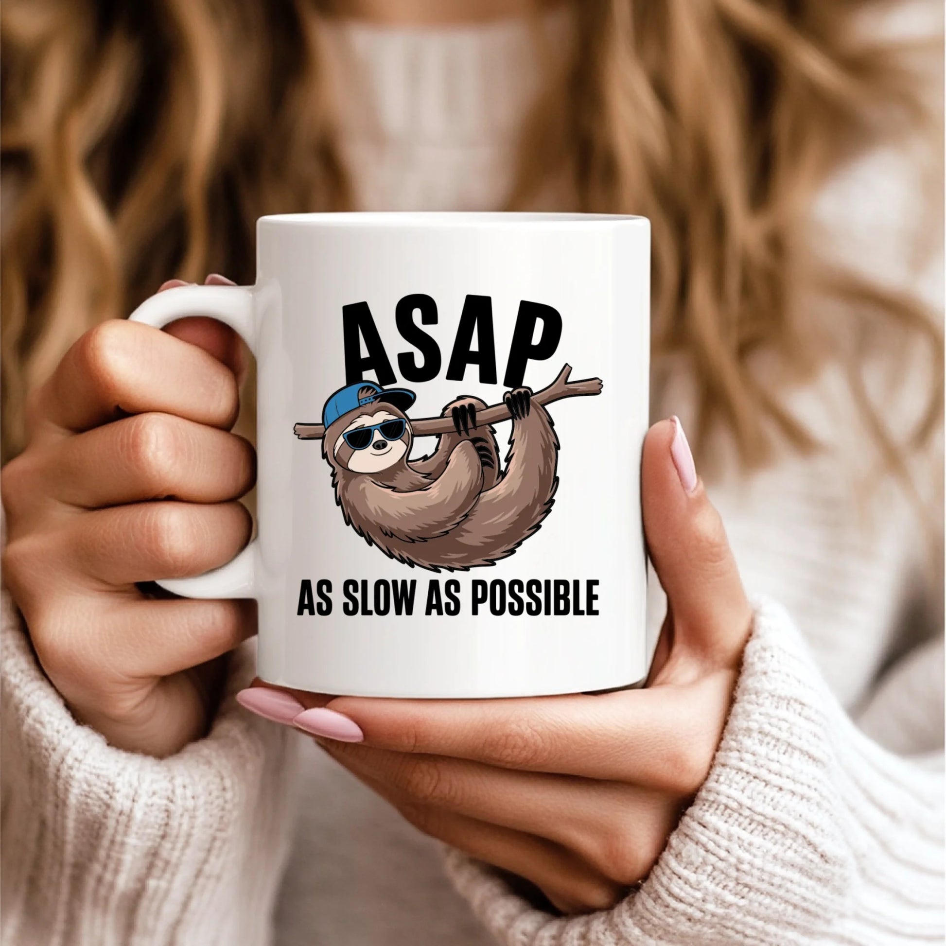 11oz White Mug Model Mockup