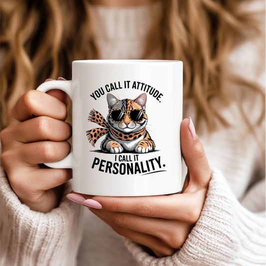 11oz White Mug Model Mockup