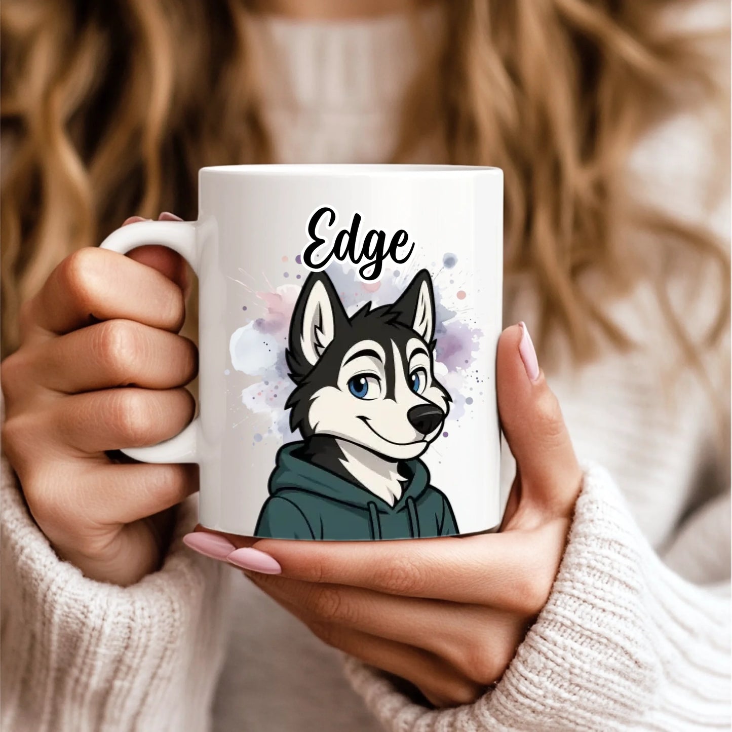 11oz White Mug Model Mockup
