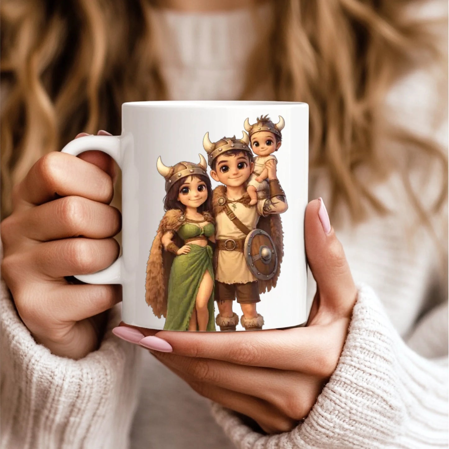 11oz White Mug Model Mockup