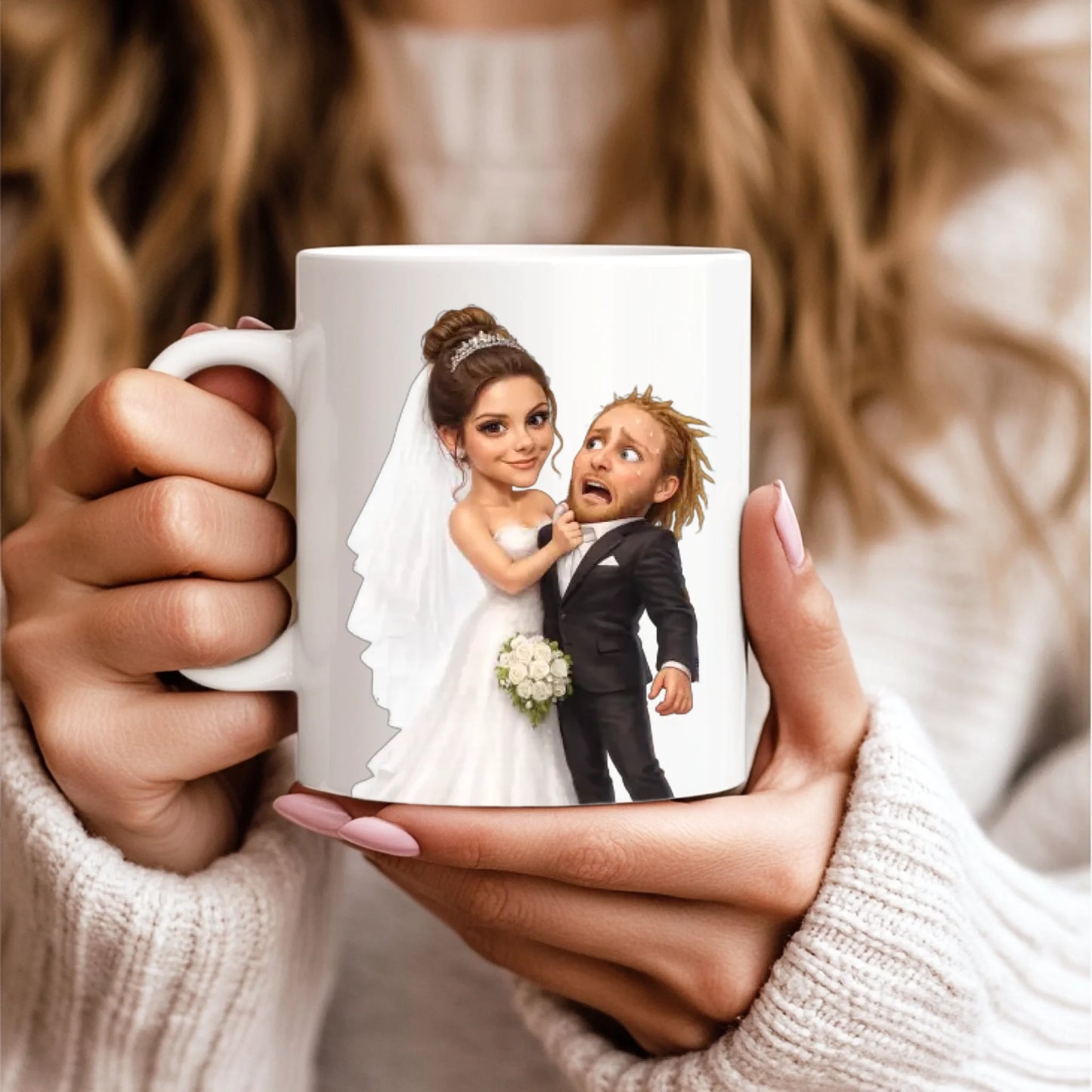 11oz White Mug Model Mockup